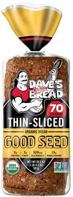 ORGANIC BREAD GOOD SEED THIN-SLICED