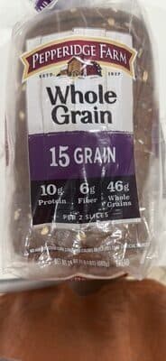 Whole Grain 15 Grain Bread