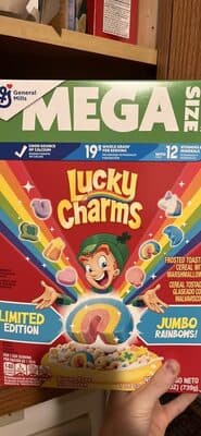 Lucky Charms Frosted Toasted Cereal With Marshmallows