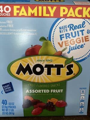 Fruit Flavored Snacks Assorted Fruit