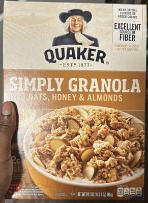 SIMPLY GRANOLA OATS, HONEY & ALMONDS