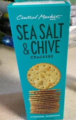 Sea Salt & Chive Crackers