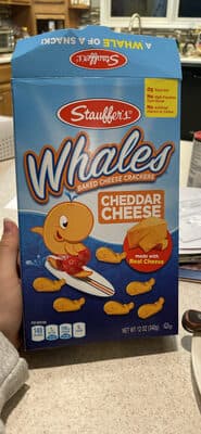 Whales Baked Cheese Crackers