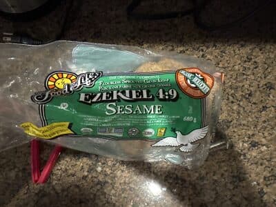 Flourless Sprouted Grain Bread Sesame