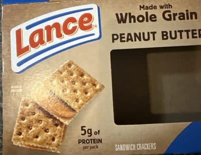 Whole Grain Peanut Butter Sandwich Crackers