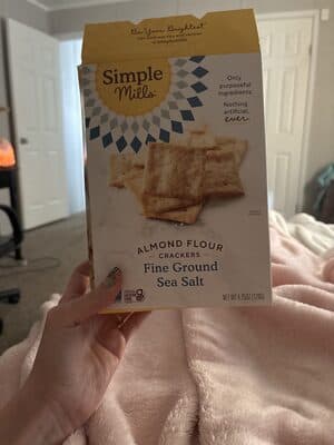 Almond Flour Crackers Fine Ground Sea Salt