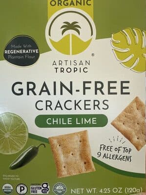 Grain-Free Crackers Chile Lime