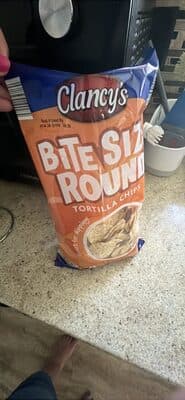 Bite Size Round Tortilla Chips