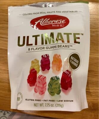 Ultimate 8 flavor gummi bears